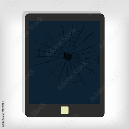 Broken tablet monitor