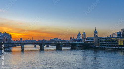 St Paul's Cathedral at sunset © FadiBarghouthy
