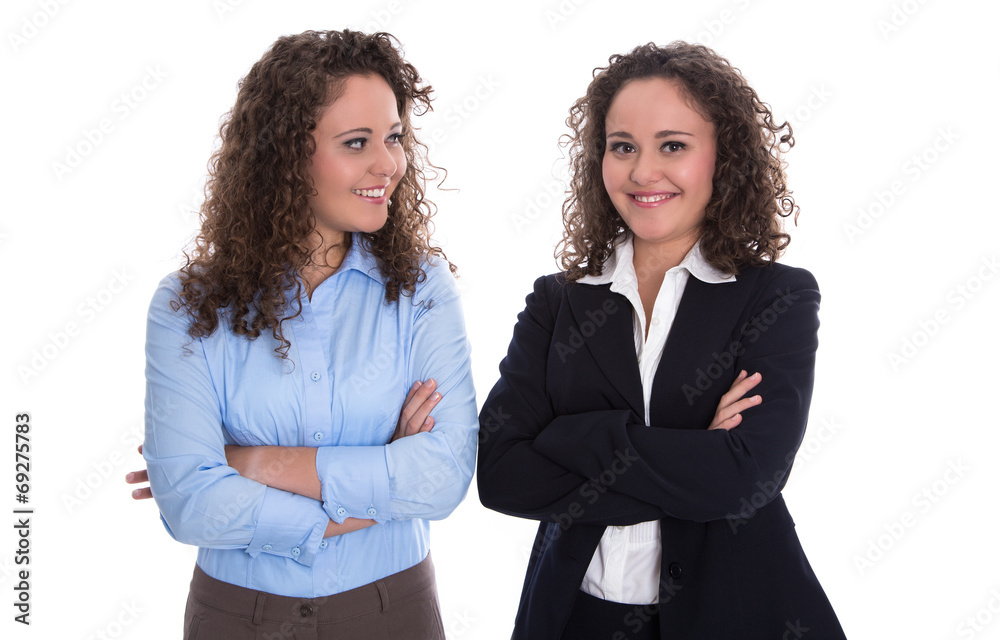 Zwillinge: Businessfrauen im Team - zwei Schwestern