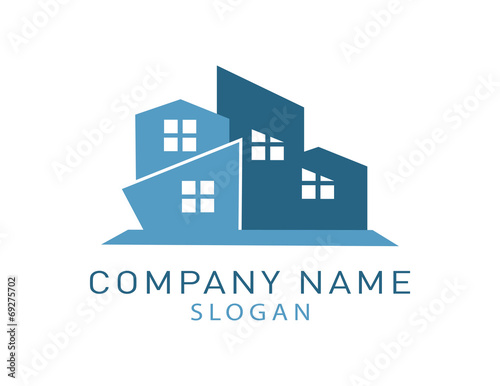 Abstract real estate logo