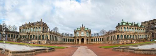 The Zwinger is a palace built in Rococo style. Dresden, Germany