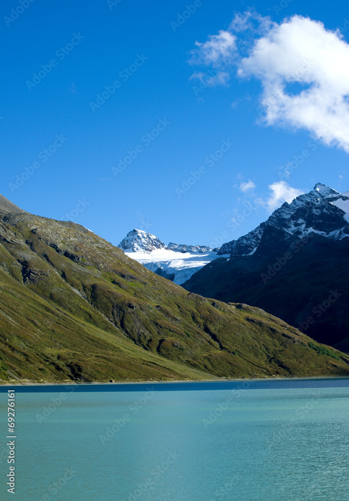 Obraz premium Silvretta-Stausee - Alpen