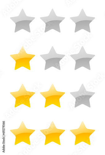 vector rating stars