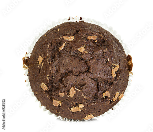 muffin isolated on white background