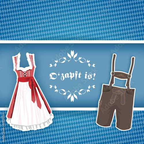 Oktoberfest O'zapft is! - Karte Card