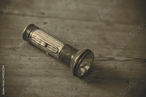 retro flashlight