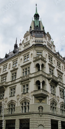 Prag, Gebäude mit Erker