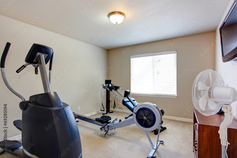 Obraz premium Room with exercise equipment