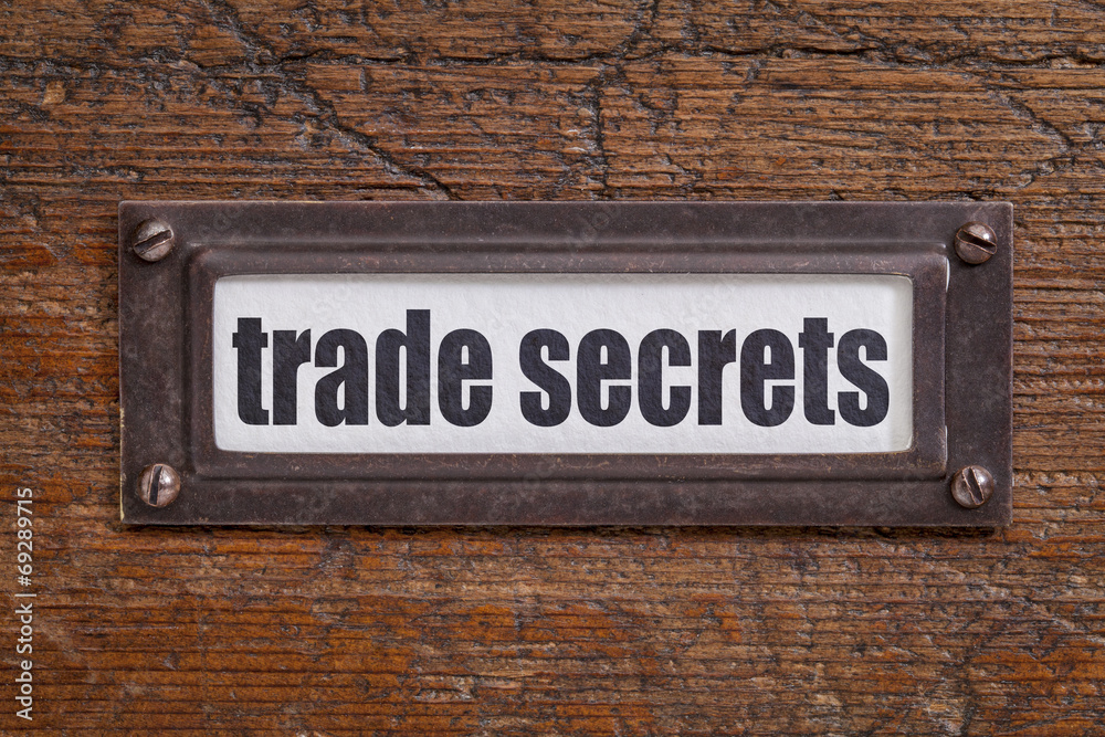 trade secrets label