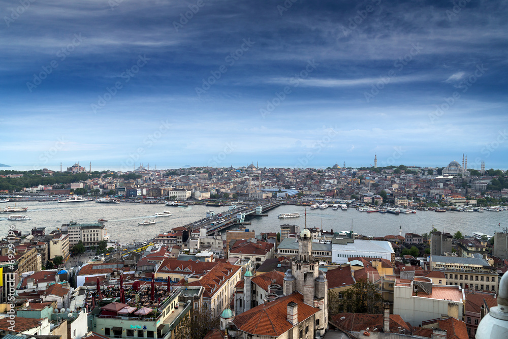 Istanbul cityscape, Turkey.