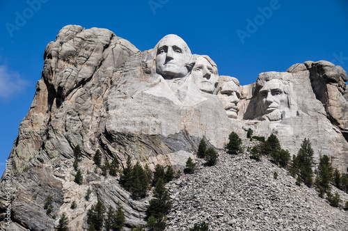 Famous US Presidents on Mount Rushmore National Monument, South