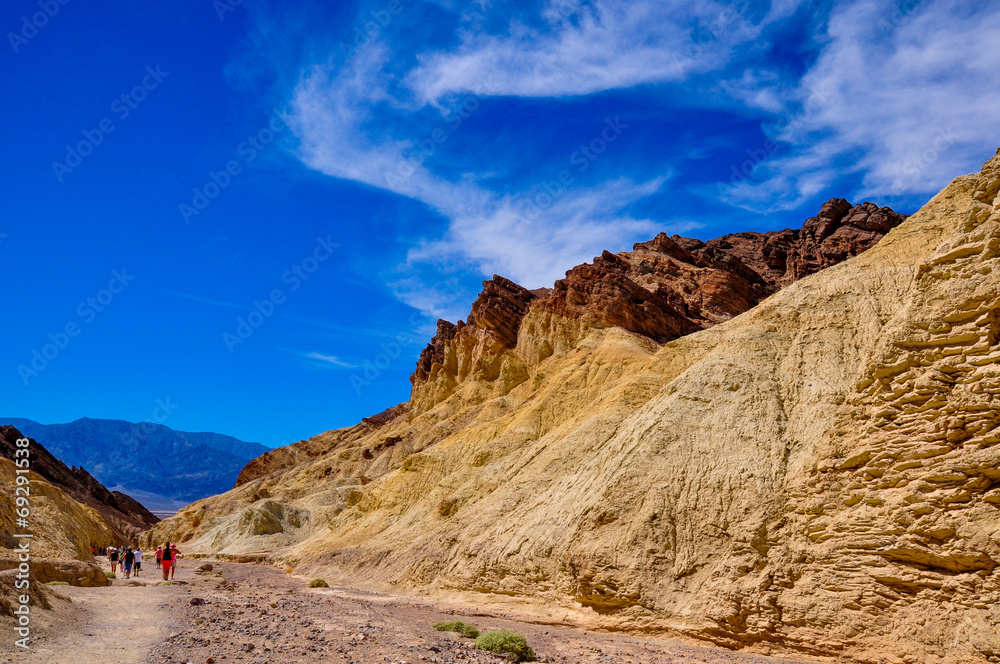 Fototapeta premium Gold Canyons of Death Valley National Park, California, USA