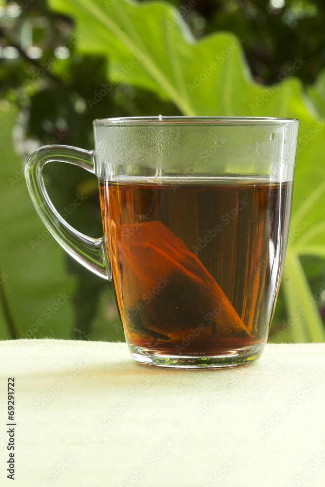 tea bags with cups tea bags with cups