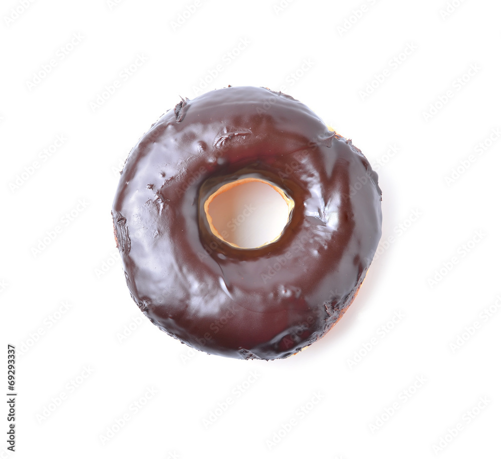 donut on white background donut on white background
