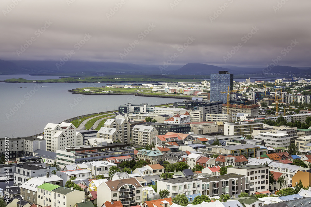City of Reykjavik panorama