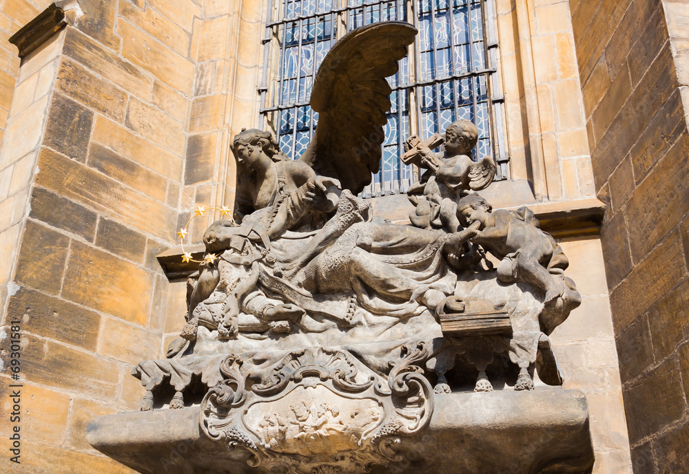 Obraz premium Prague. The St. Vitus Cathedral.