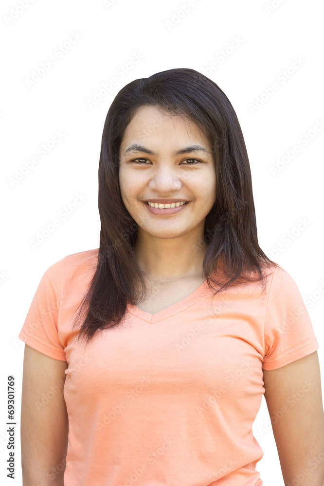 Asian girl smiling Asian girl smiling