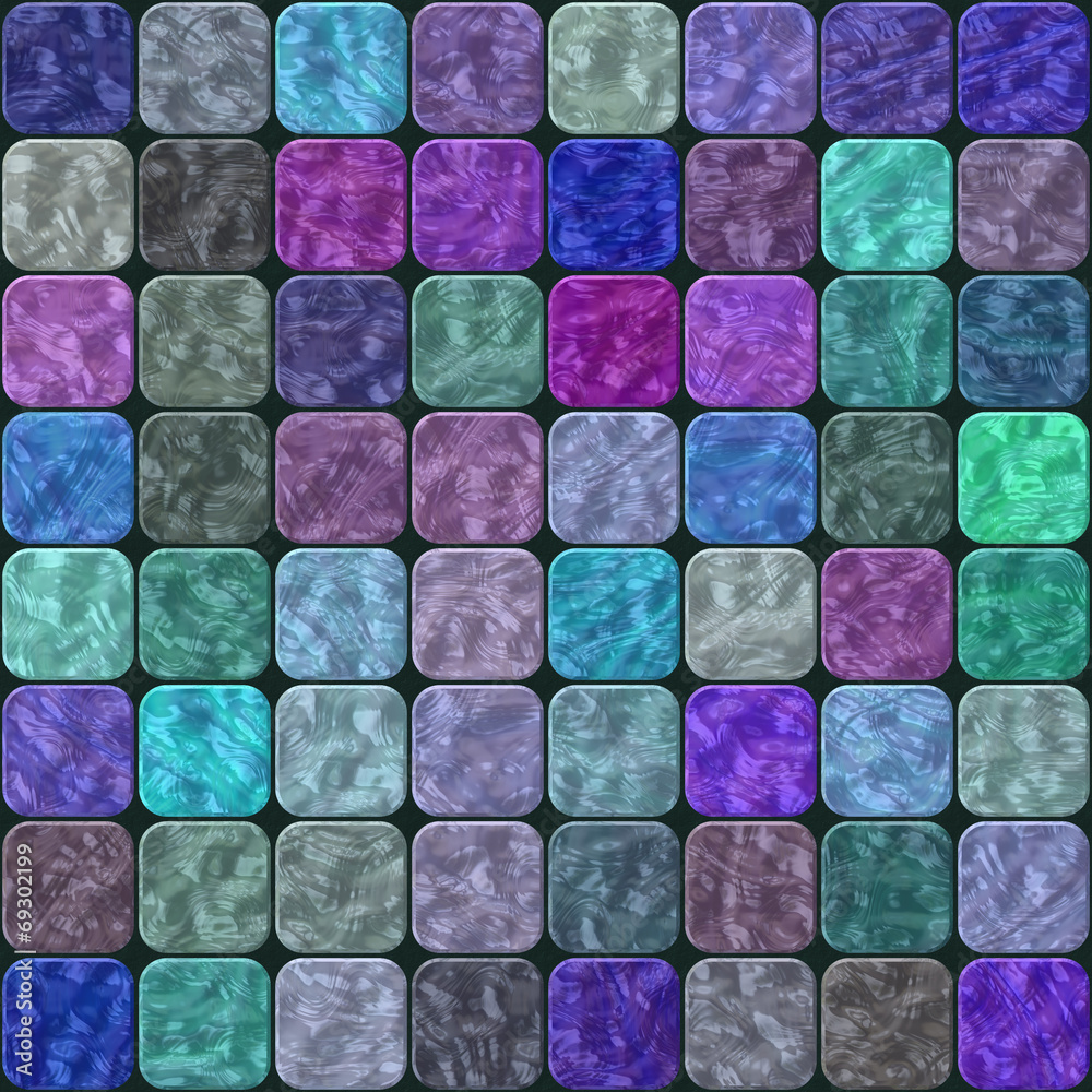 Glass tiles seamless generated hires texture