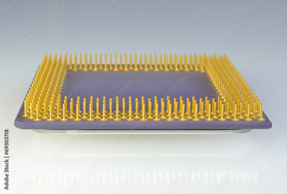 central computer processor with contacts to up central computer processor with contacts to up