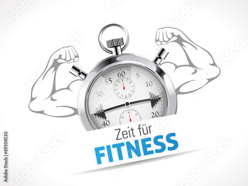 Stoppuhr - Zeit fur Fitness