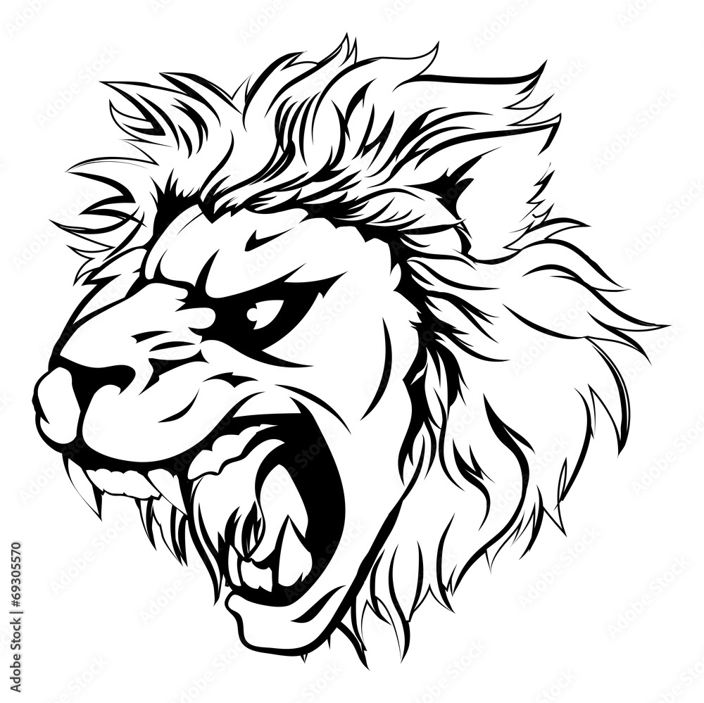 Lion animal mascot