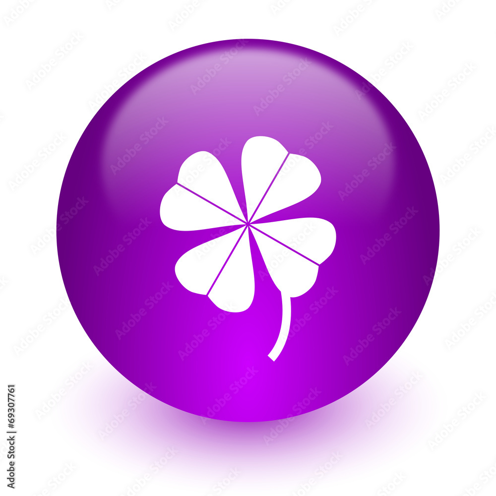 four-leaf clover internet icon