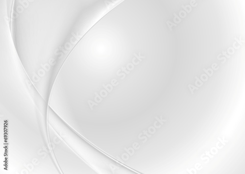Abstract grey pearl waves