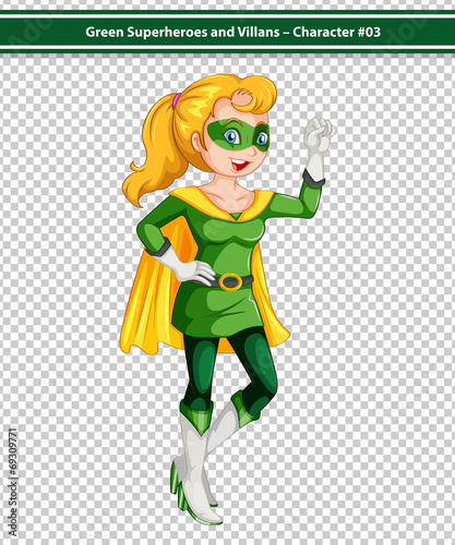 Green Superhero