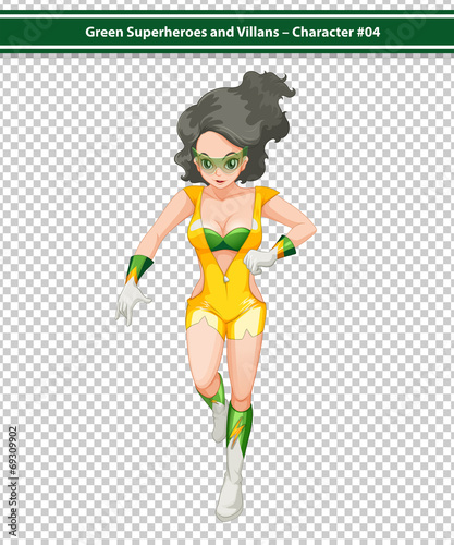 Yellow Superhero