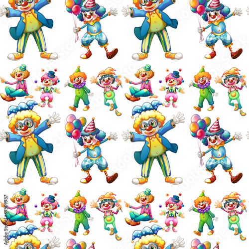 Seamless clowns