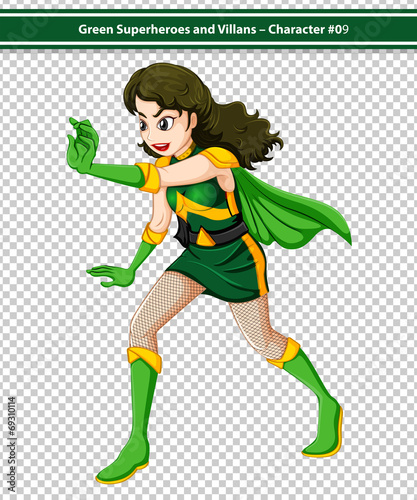 Green Superhero