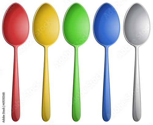 Color spoons