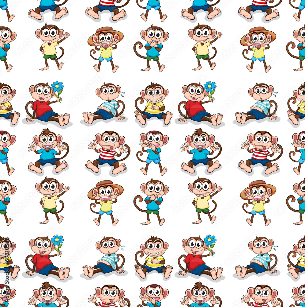 Seamless monkeys Seamless monkeys