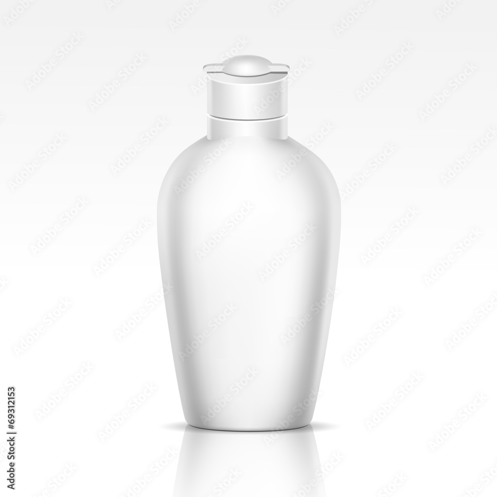 Vector Bottle for Shampoo Shower Gel Liquid Soap Vector Bottle for Shampoo Shower Gel Liquid Soap