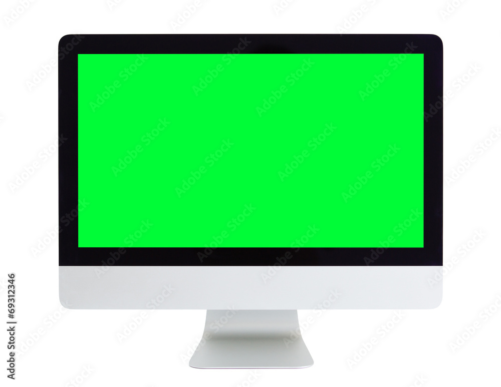 computer with blank screen for your own image computer with blank screen for your own image