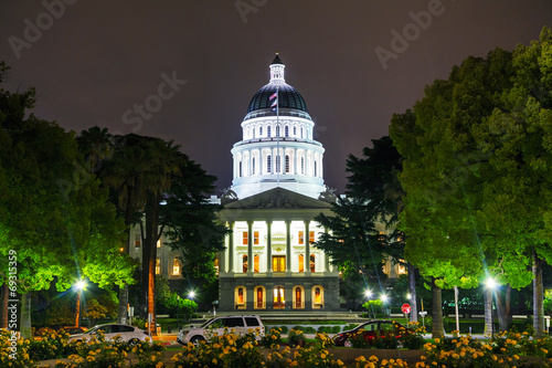 Obraz na płótnie California state capitol building in Sacramento w salonie
