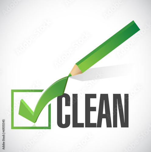 фотографія clean check mark illustration design