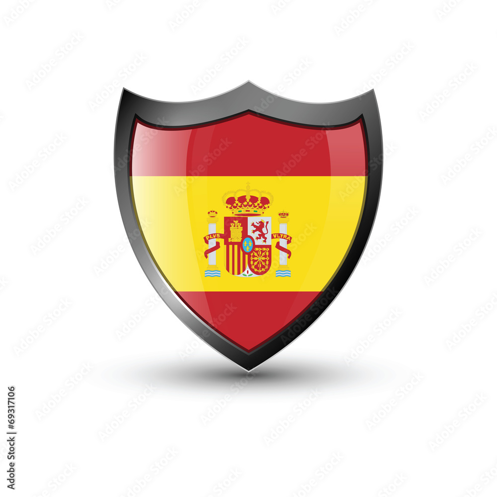 Obraz premium Shield Flag