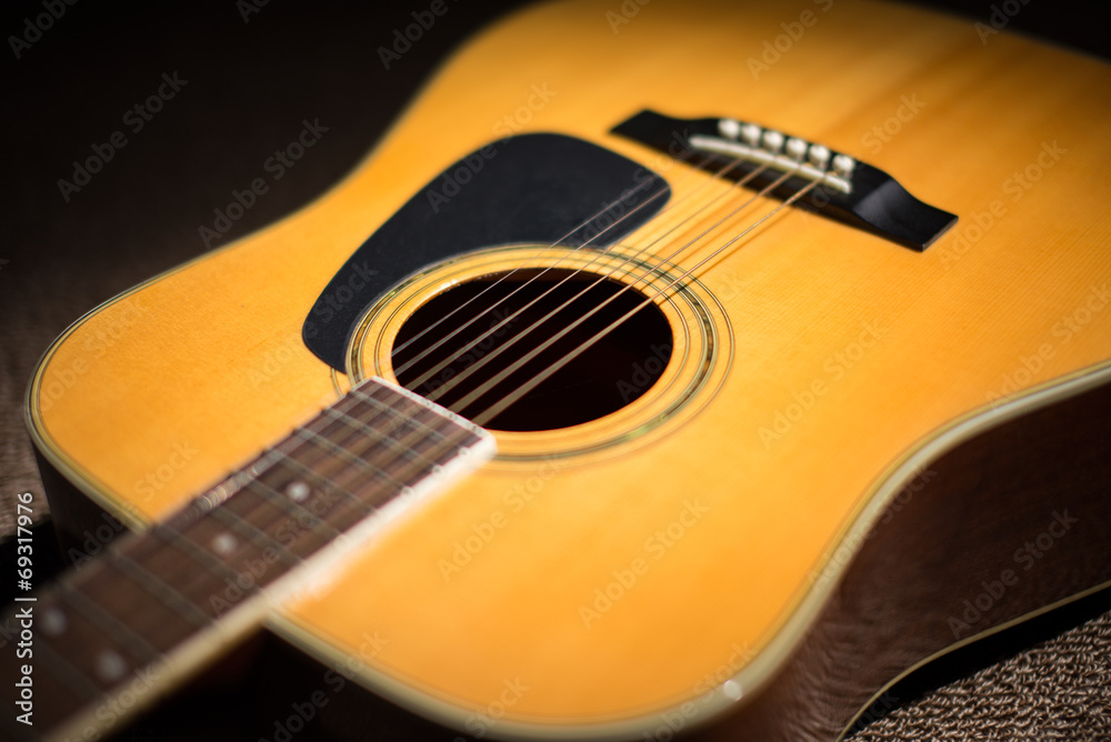 Fototapeta premium アコースティックギター 