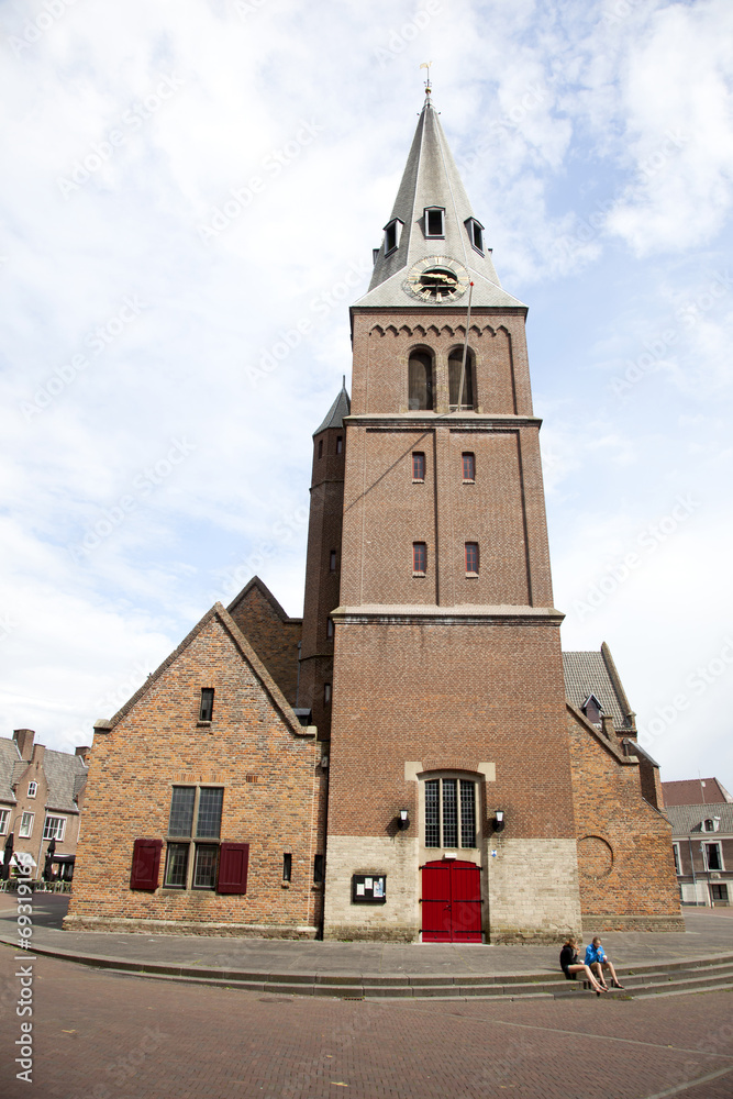 old church on markt in Wageningen old church on markt in Wageningen