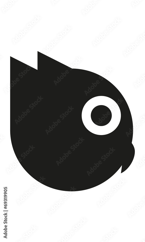 Eule Kopf Profil Eule Kopf Profil