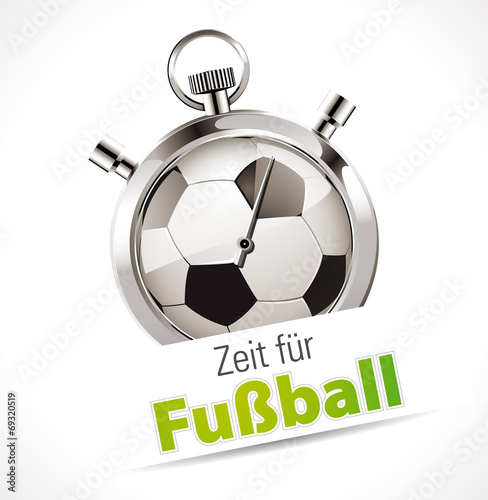 Stoppuhr - Zeit für Fußball