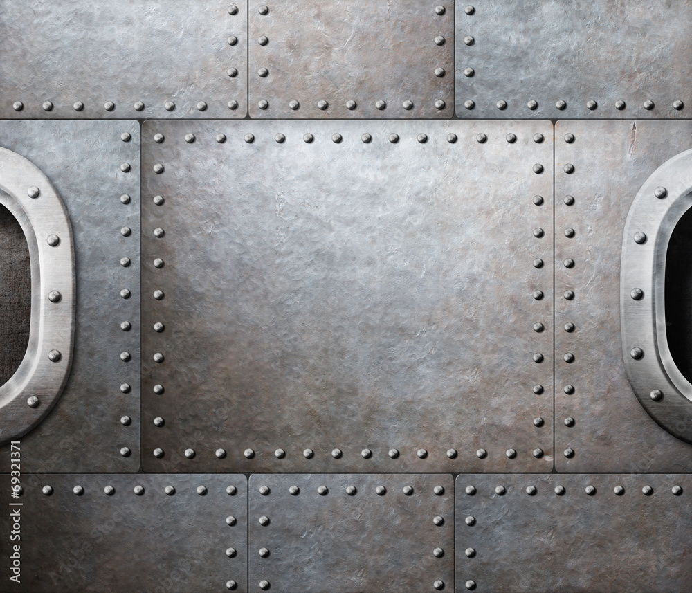steam punk abstract metal background