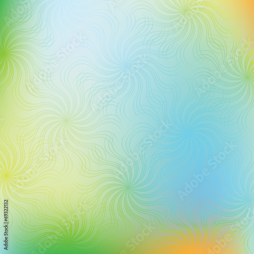Abstract swirl vector colorful background.
