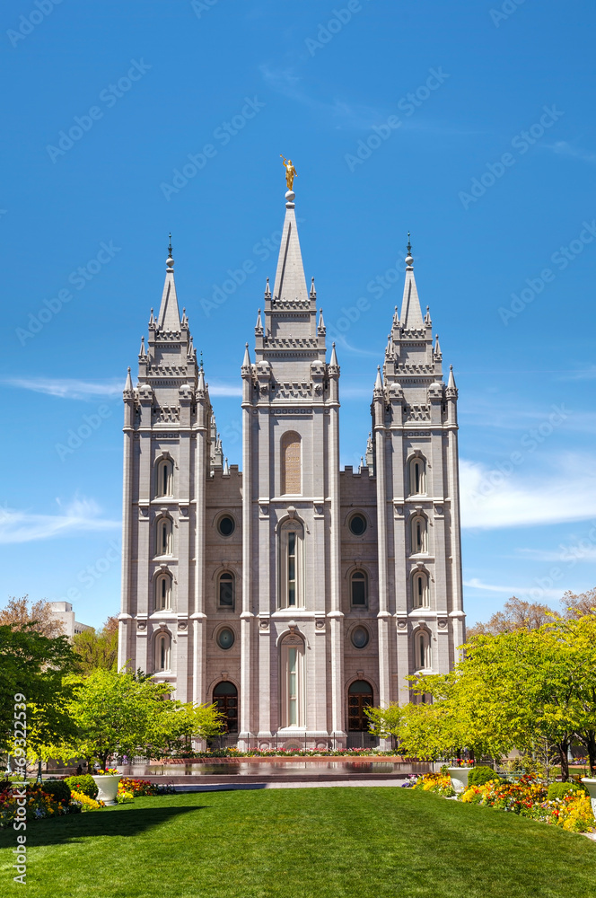 Mormons Temple in Salt Lake City, UT