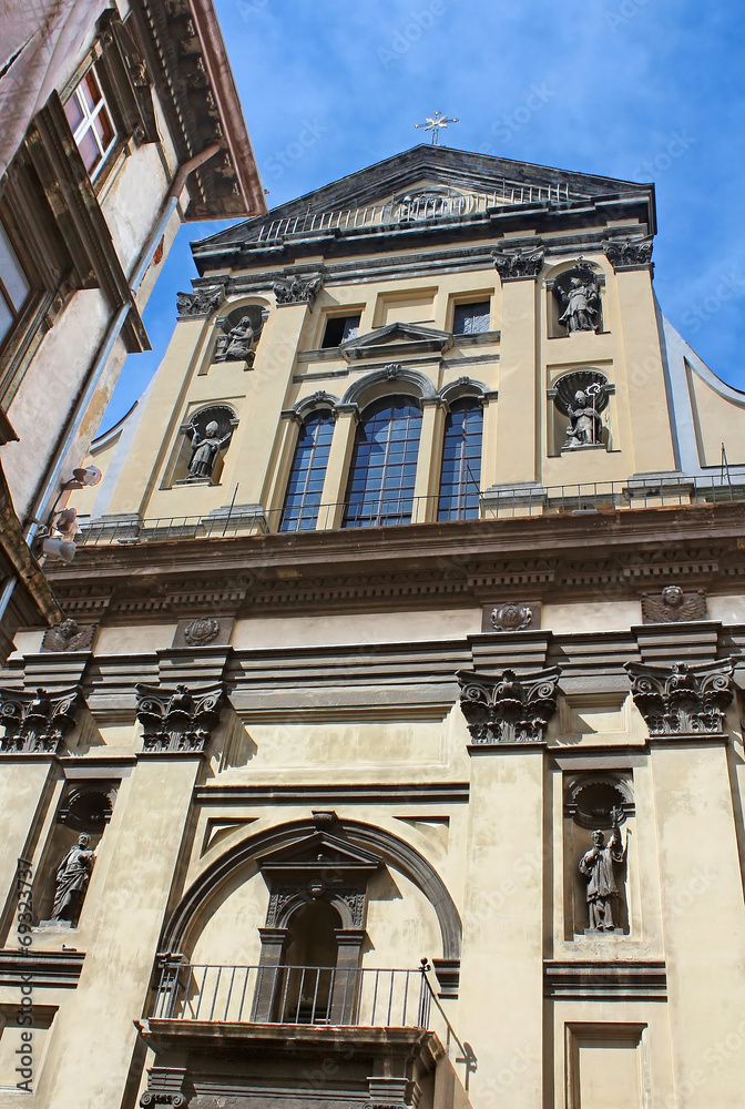 Obraz premium Jesuit Church of St. Peter and St. Paul in Lviv, Ukraine