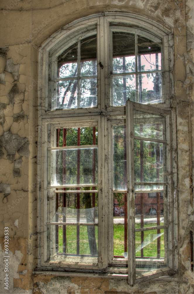 Obraz premium Fenster Altbau