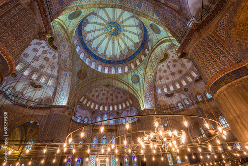 Inside the Blue Mosque © Joshua Davenport