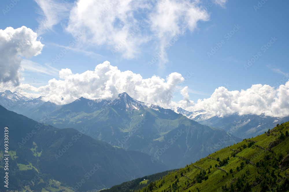 Fototapeta premium Ahornspitze - Zillertal - Alpen