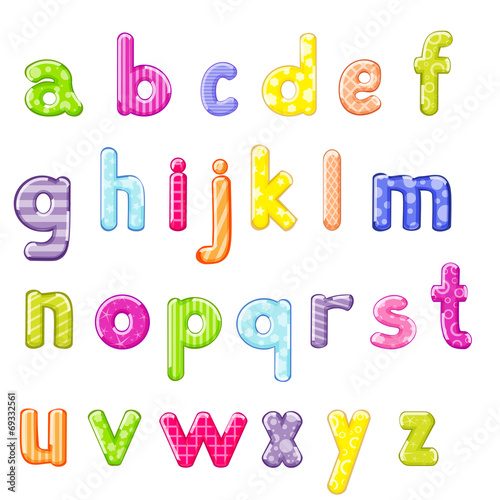 cartoon alphabet